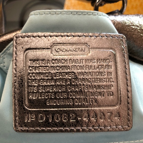 Coach Julia Silver Satchel.